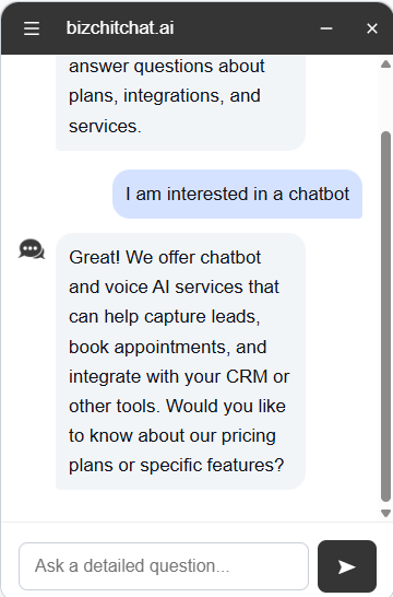 Fully Managed Chatbot Service
