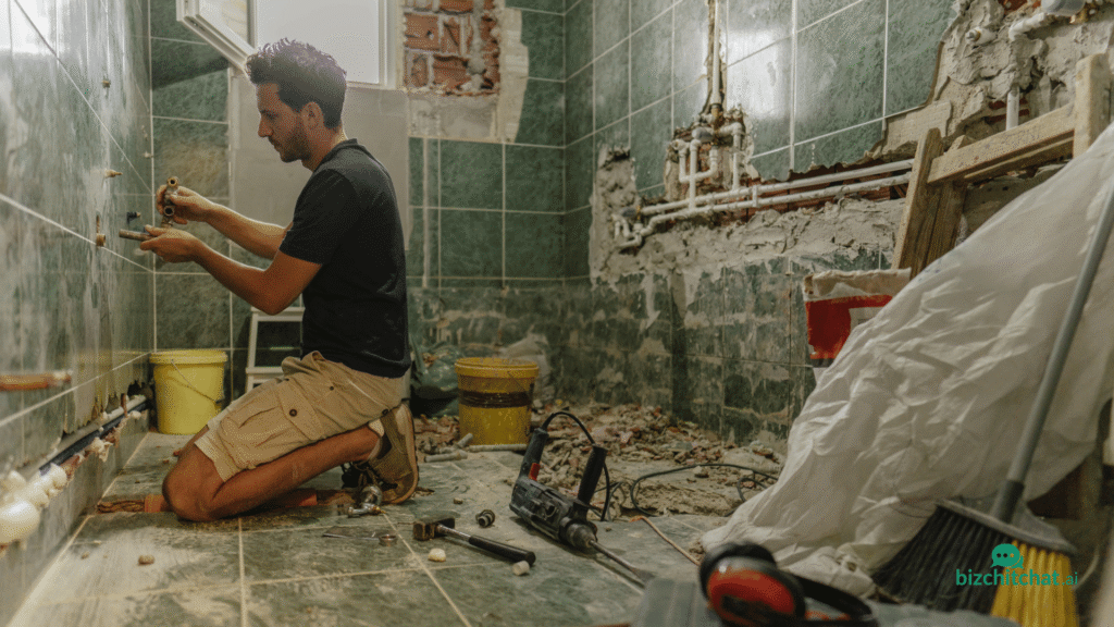 AI Chatbot for Bathroom Fitters