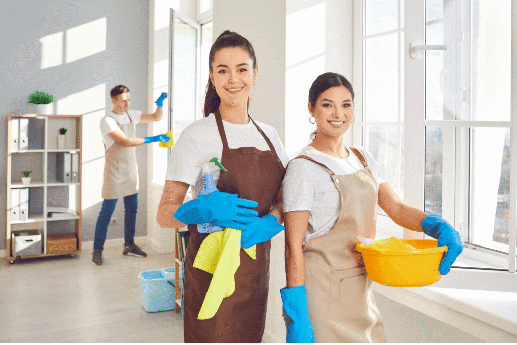 ai receptionist for small cleaning firms