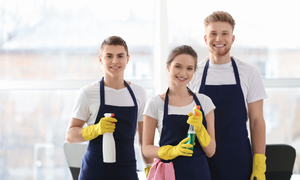 ai virtual receptionist for cleaning companies