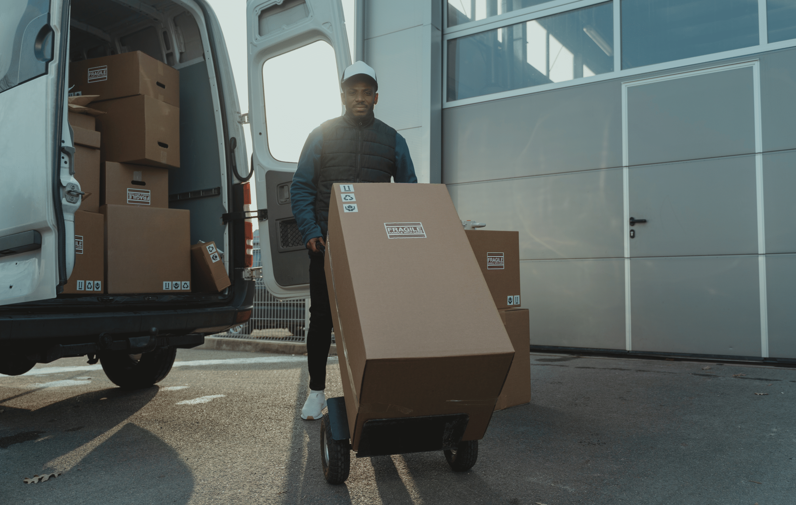 courier company ai receptionist