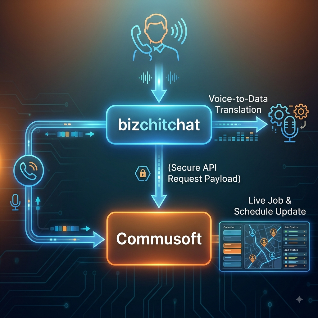 Custom AI receptionist for Commusoft custom AI receptionist for Commusoft