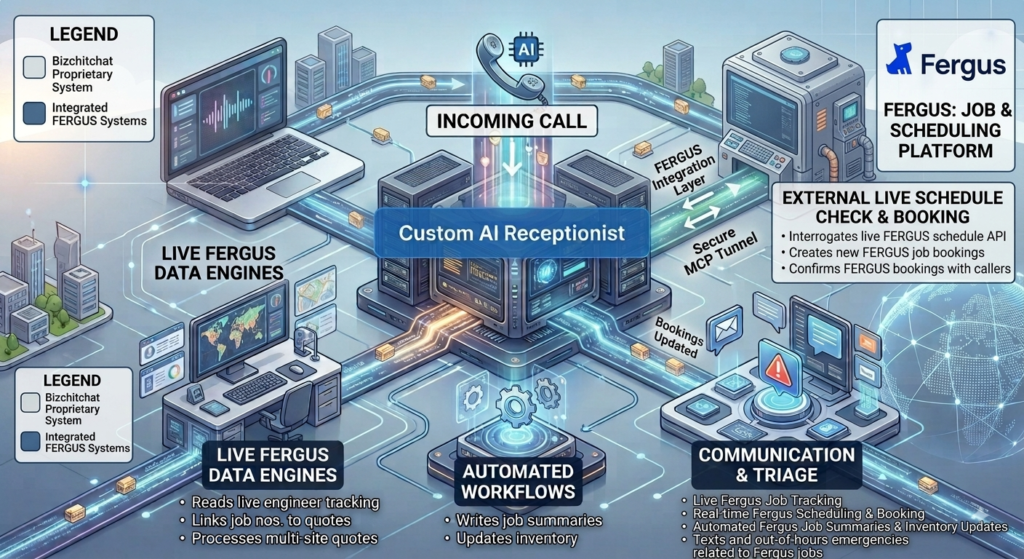 bespoke Fergus custom integrated voice agent

